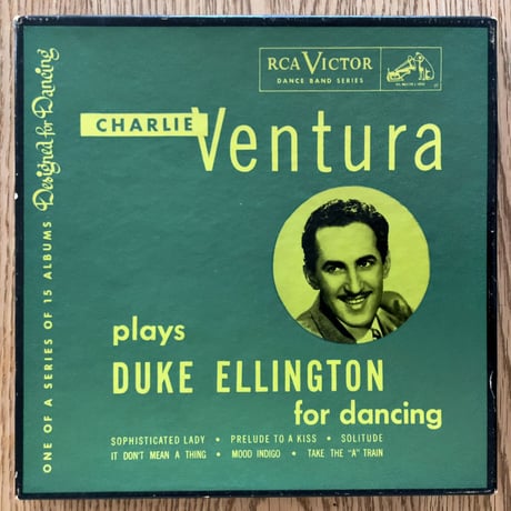 CHARLIE VENTURA - Plays Duke Ellington for Dancing (RCA VICTOR WP274) 7inch BOX