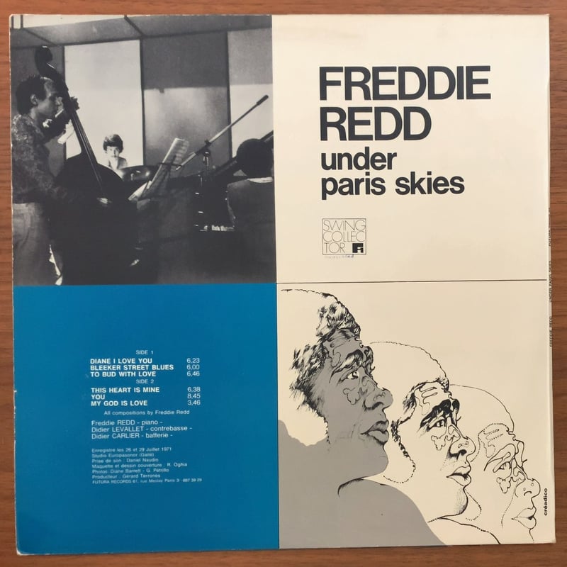 品数豊富！ 仏オリジナル盤フレディ・レッド『Under Paris Skies