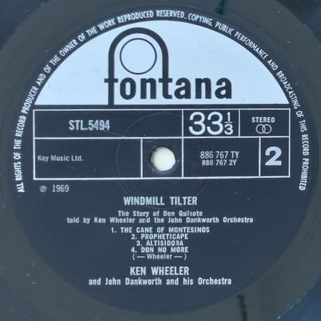 KENNY WHEELER - Windmill Tilter (FONTANA STL5494)