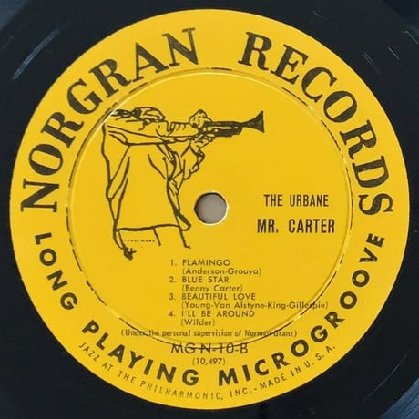 BENNY CARTER - The Urbane Mr. Carter (NORGRAN MGN-10)