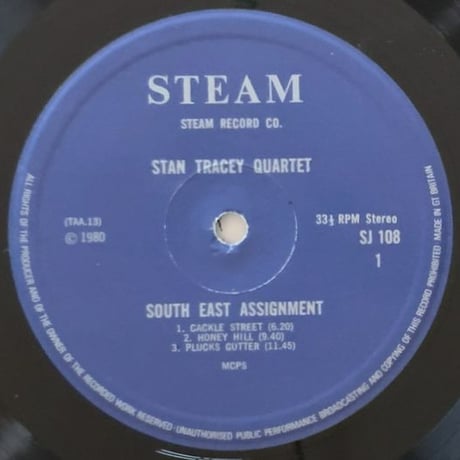 STAN TRACEY - South East Assignment (STEAM SJ108)