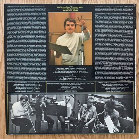 PAUL GONSALVES - FRANCOIS GUIN - avec Les Swingers et Les Four Bones (RIVIERA XCED521.137)