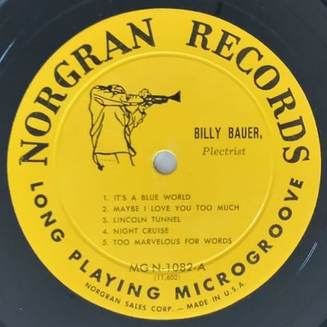 BILLY BAUER - Plectrist (NORGRAN MGN-1082)
