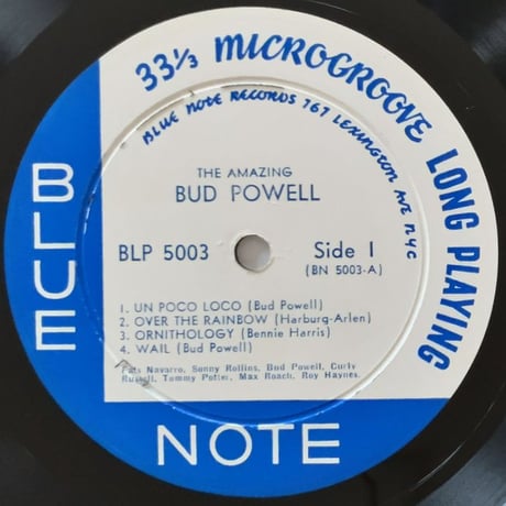 BUD POWELL - The Amazing Bud Powell (BLUE NOTE BLP5003)