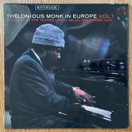THELONIOUS MONK - in Europe Vol.1 (INTERDISC/RIVERSIDE RM002)