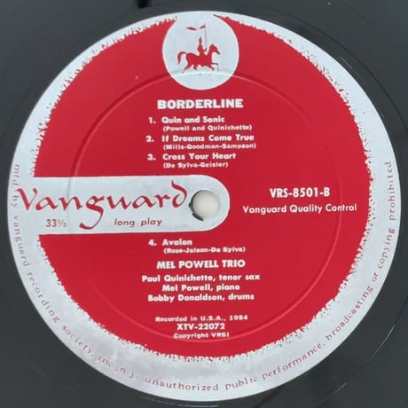 MEL POWELL - Borderline (VANGUARD VRS-8501)
