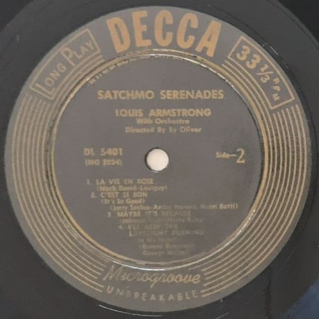 LOUIS ARMSTRONG - Satchmo Serenades (DECCA DL5401)