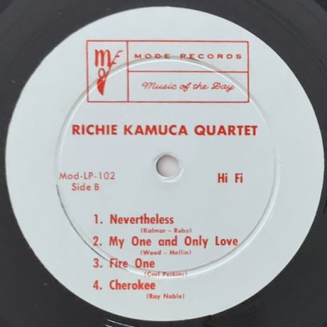RICHIE KAMUCA - Richie Kamuca Quartet (MODE MODLP#102)