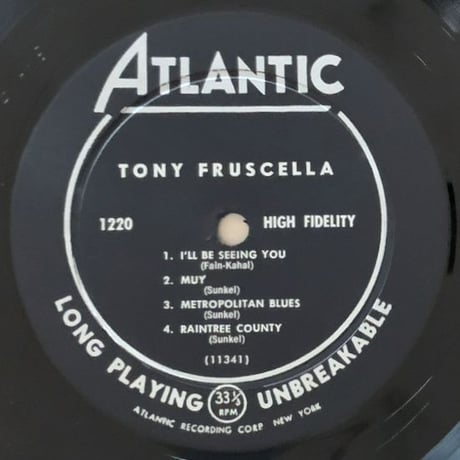 TONY FRUSCELLA - Tony Fruscella (ATLANTIC 1220)
