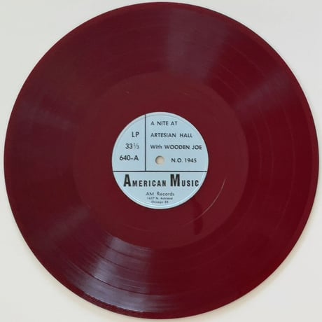 WOODEN JOE'S NEW ORLEANS BAND - a Nite at Artesian Hall (AMERICAN MUSIC 640)