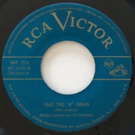 CHARLIE VENTURA - Plays Duke Ellington for Dancing (RCA VICTOR WP274) 7inch BOX