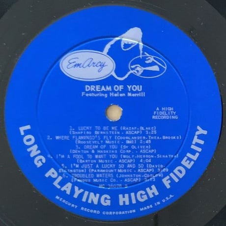 HELEN MERRILL - Dream of You (EMARCY MG36078)