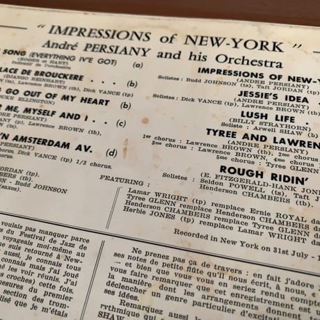 ANDREW PERSIANY - Impressions of New York (COLUMBIA FP1092)