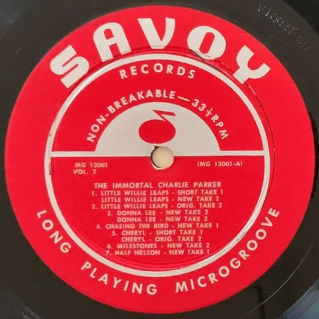 CHARLIE PARKER - The Immortal (SAVOY MG12001)