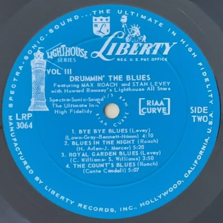 MAX ROACH & STAN LEVEY - Drummin' The Blues (LIBERTY LRP3064)