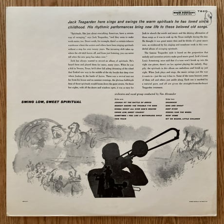 JACK TEAGARDEN - Swing Low, Sweet Spiritual (CAPITOL T820)