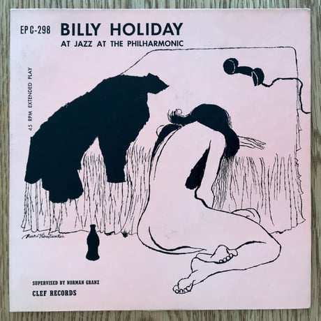 BILLIE HOLIDAY - at Jazz at The Philharmonic #1 (CLEF EPC-298) 7inch EP