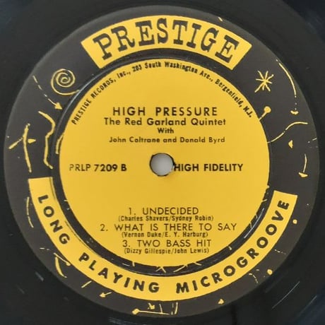 RED GARLAND - High Pressure (PRESTIGE PRLP7209)