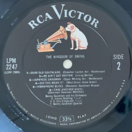 BENNY GOODMAN - The Kingdom of Swing (RCA VICTOR LPM2247)