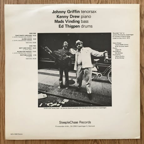 JOHNNY GRIFFIN - Blues For Harvey (STEEPLE CHASE SCS-1004)