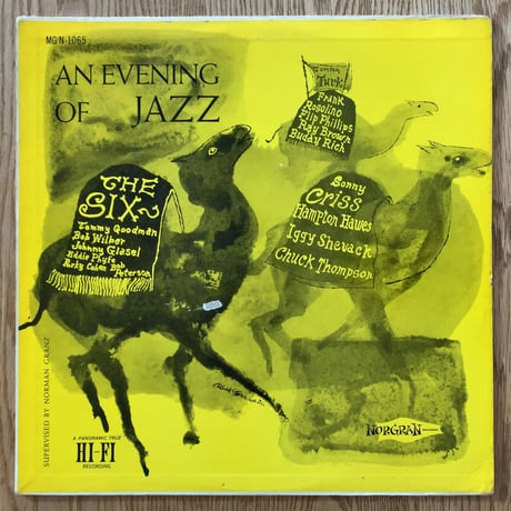 SONNY CRISS / TOMMY TURK / THE SIX - an Evening of Jazz (NORGRAN MGN-1065)