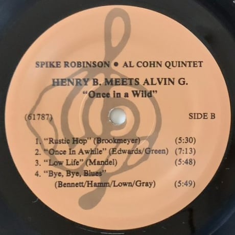 SPIKE ROBINSON & AL COHN - Once in a Wild (CAPRI RECORDS 61787)
