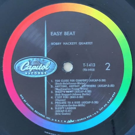 BOBBY HACKETT - Easy Beat (CAPITOL T1413)