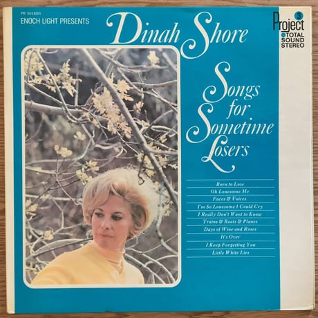 DINAH SHORE - Songs For Sometime Losers (PROJECT3 PR5018SD)