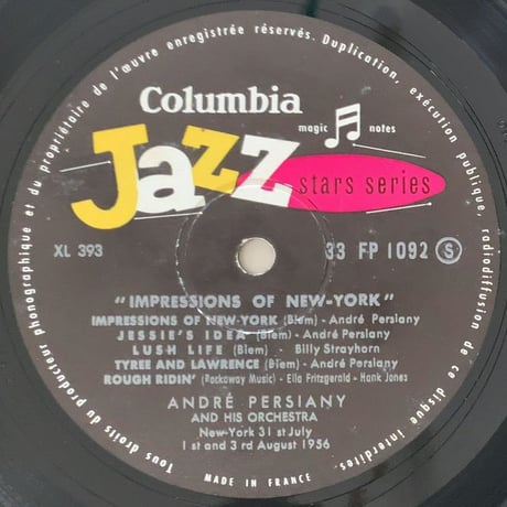 ANDREW PERSIANY - Impressions of New York (COLUMBIA FP1092)