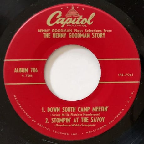 BENNY GOODMAN - Benny Goodman Story (CAPITOL FDM706) 7inch Box