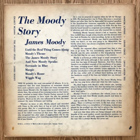 JAMES MOODY - The Moody Story (EMARCY MG26004)