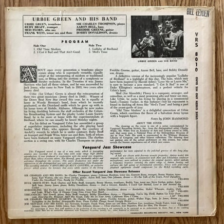 URBIE GREEN - and His Band (VANGUARD VRS8010)