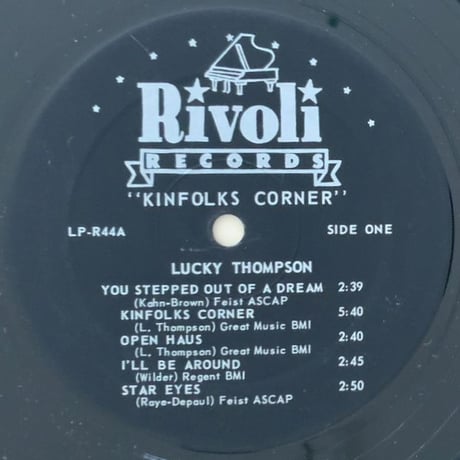 LUCKY THOMPSON - Kinfolks Corner (RIVOLI LP-R44)