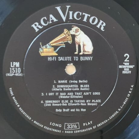 RUBY BRAFF - Hi-Fi Salute to Bunny (RCA VICTOR LPM-1510)