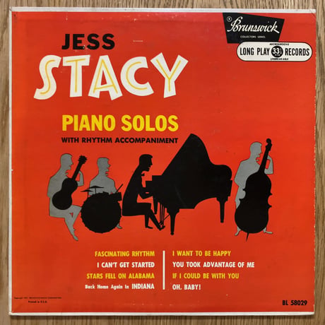 JESS STACY - Piano Solos (BRUNSWICK BL58029)