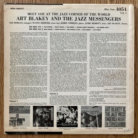 ART BLAKEY - Meet You at The Jazz Corner of The World Vol.1 (BLUE NOTE BLP4054)