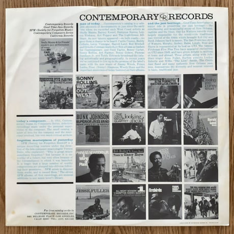 HAMPTON HAWS - Vol.2 The Trio (CONTEMPORARY C3515) Re