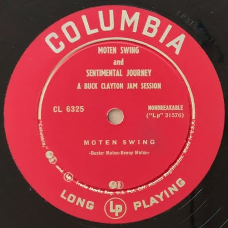 BUCK CLAYTON - Moten Swing and Sentimental Journey (COLUMBIA CL6325)