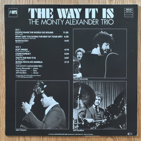 MONTY ALEXANDER - The Way It Is (MPS 068.223)