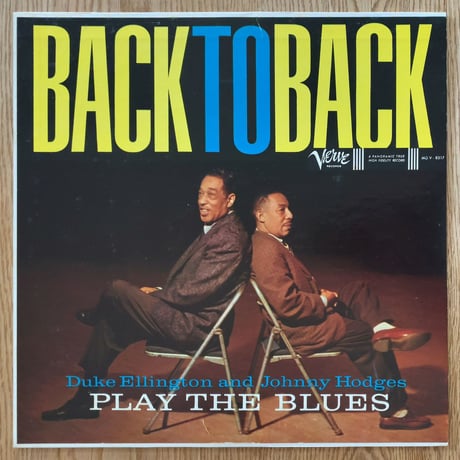 DUKE ELLINGTON & JOHNNY HODGES - Back to Back (VERVE MGV-8317)