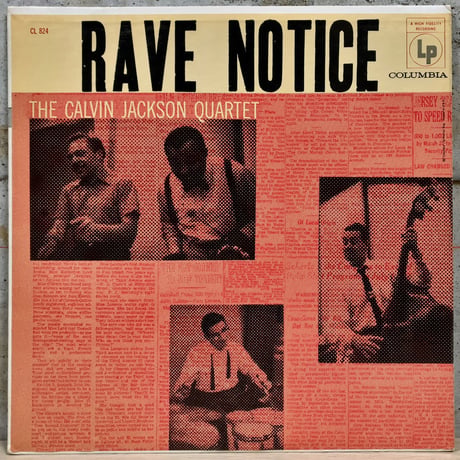 CALVIN JACKSON - Rave Notice (COLUMBIA CL824)
