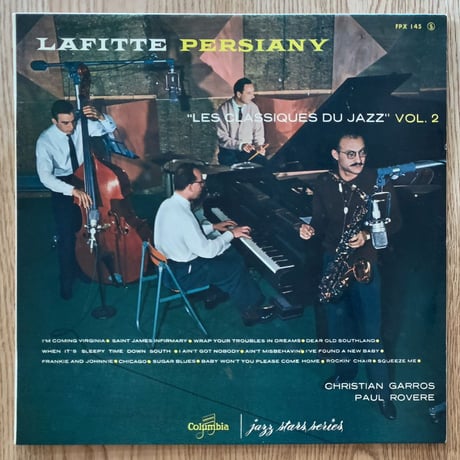GUY LAFITTE & ANDRE PERSIANY - Classiques du Jazz Vol.2 (COLUMBIA FPX145)
