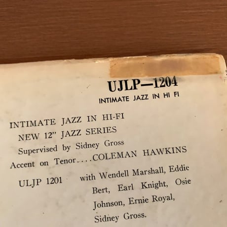 JIMMY HAMILTON - and The New York Jazz Quintet (URANIA UJLP1204)