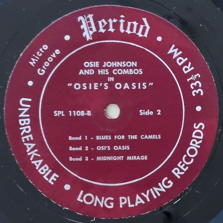 OSIE JOHNSON - in Osie's Oasis (PERIOD SPL1108)