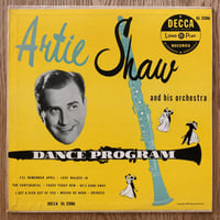 ARTIE SHAW - Dance Program (DECCA DL5286)