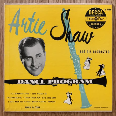 ARTIE SHAW - Dance Program (DECCA DL5286)