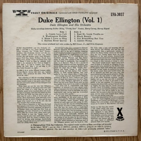 DUKE ELLINGTON - Vol.1 (X LVA3037)