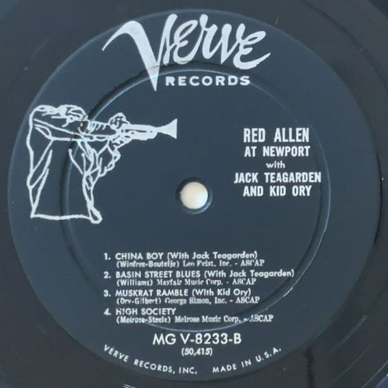 ELLEGARDEN 音源セット RED ALLEN, KID ORY & JACK TEAGARDEN - at Newpor