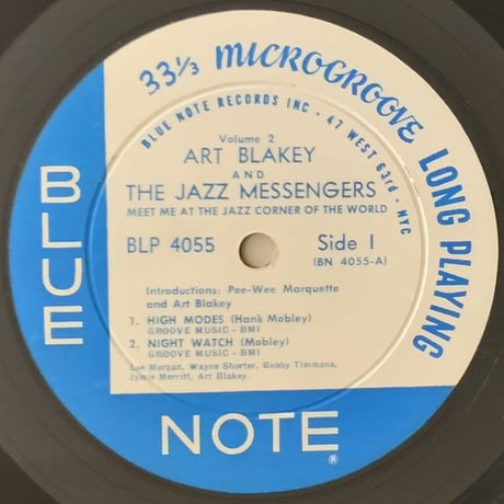 ART BLAKEY - Meet You at The Jazz Corner of The World Vol.2 (BLUE NOTE BLP4055)