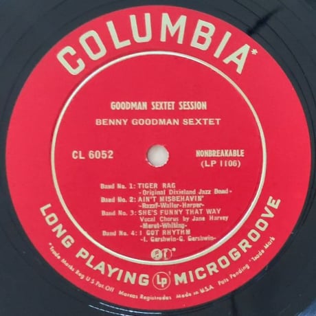 BENNY GOODMAN - Sextet Session (COLUMBIA CL6052)